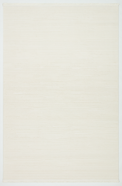 PALERMO C3-KREM Sık Dokuma Modern Geometrik Desenli Salon Koridor Mutfak Halısı