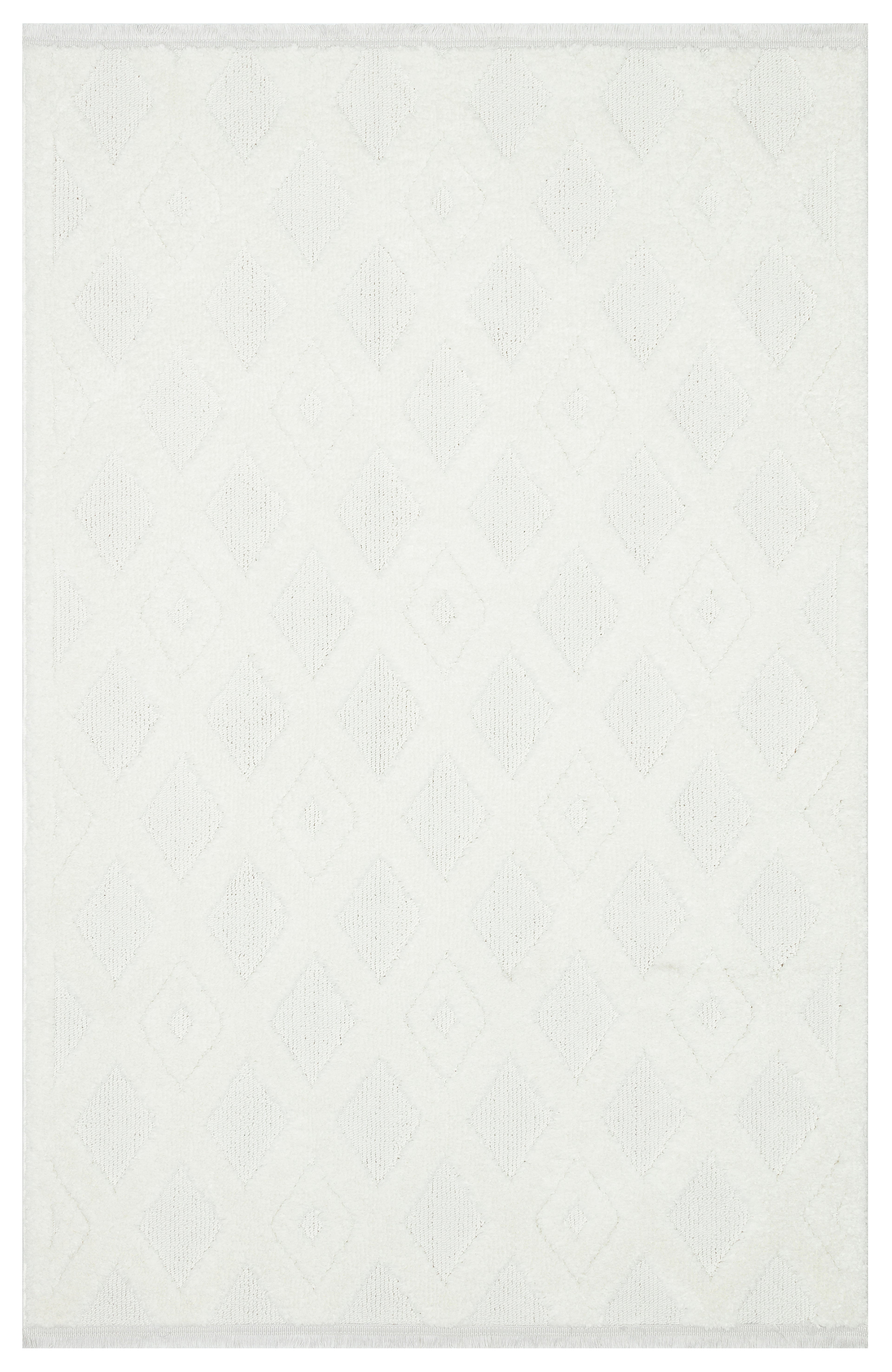 PALERMO E1 KREM Modern Geometrik Desenli Salon Mutfak Koridor Halısı-KP