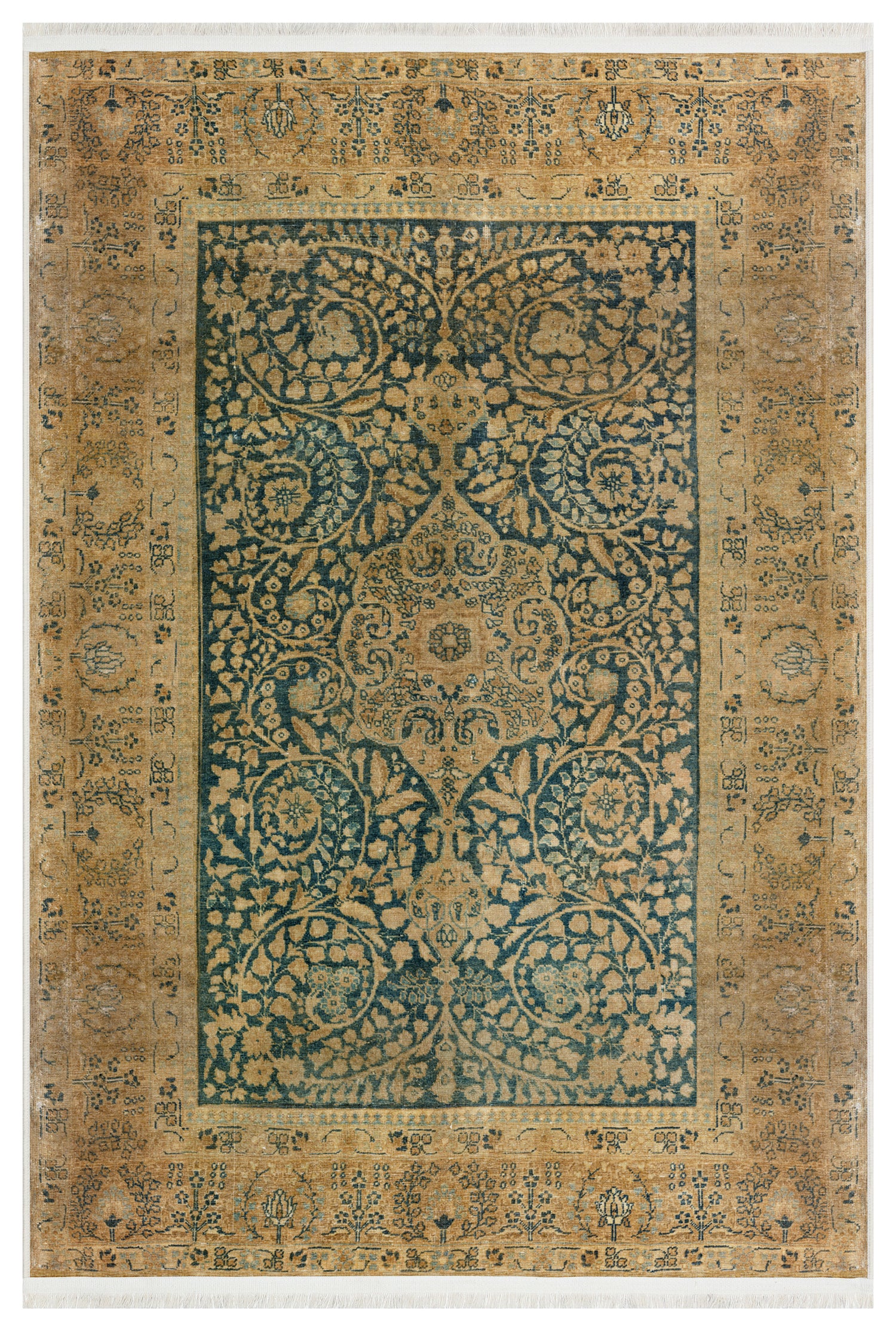 Arte DS001 Vintage Klasik Desenli Dekoratif Dokuma Halı