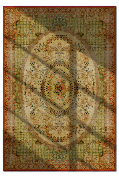Arte DS004 - Antik Serisi Vintage Modern Desenli Dokuma Taban Dekoratif Halı
