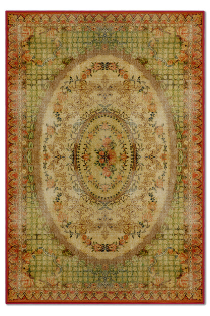 Arte DS004 - Antik Serisi Vintage Modern Desenli Dokuma Taban Dekoratif Halı