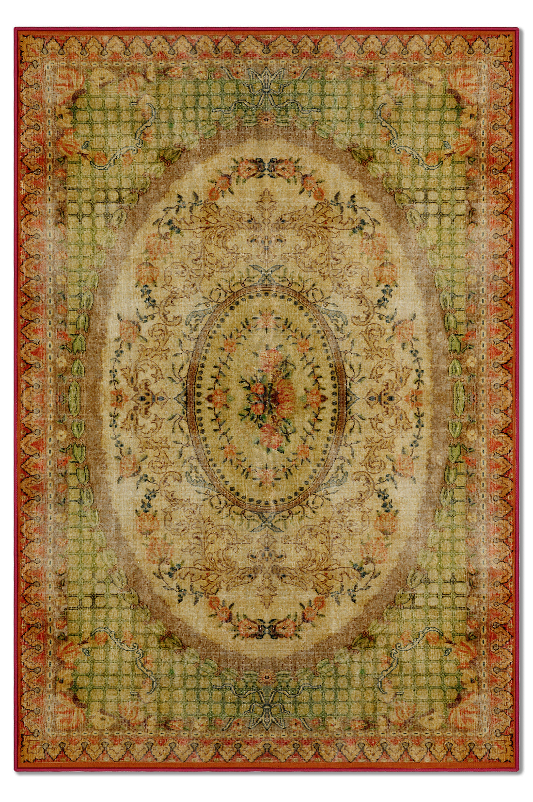 Arte DS004 - Klasik Vintage Desenli Dekoratif Dokuma Halı