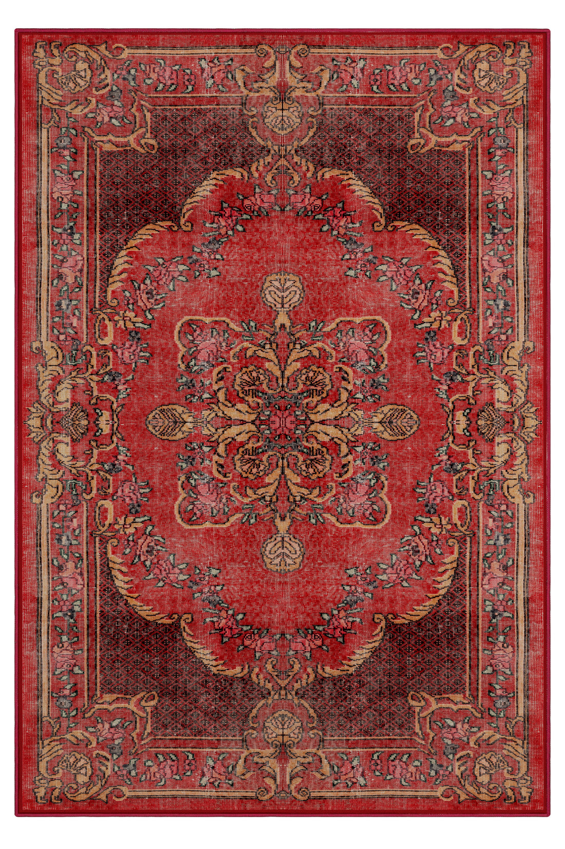 Arte DS006 Vintage Klasik Desenli Dekoratif Dokuma Halı