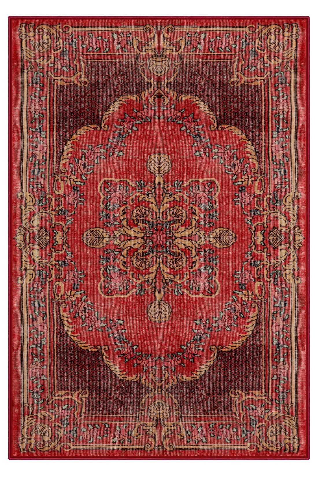 Arte DS006 Vintage Klasik Desenli Dekoratif Dokuma Halı