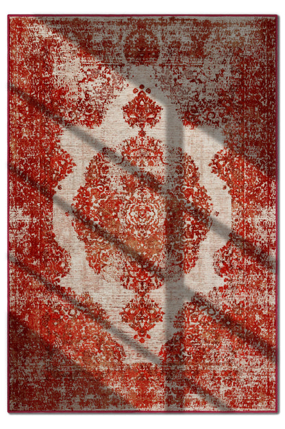 Arte DS039 Vintage Klasik Desenli Dekoratif Dokuma Halı