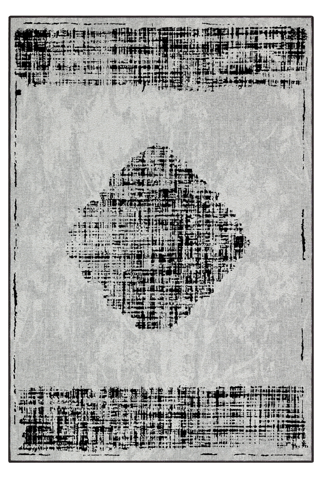 Arte DS048 Vintage Geometrik Desenli Dekoratif Dokuma Halı