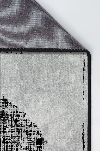 Arte DS048 Vintage Geometrik Desenli Dekoratif Dokuma Halı
