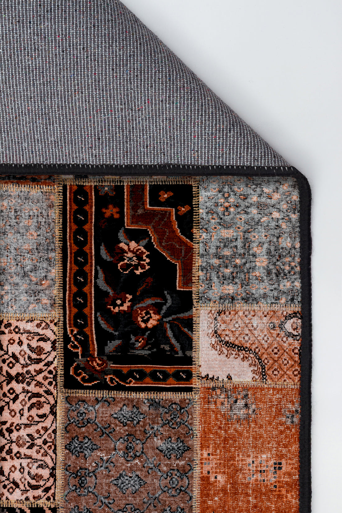 Arte DS050 Patch Çiçek Desenli Dekoratif Dokuma Halı