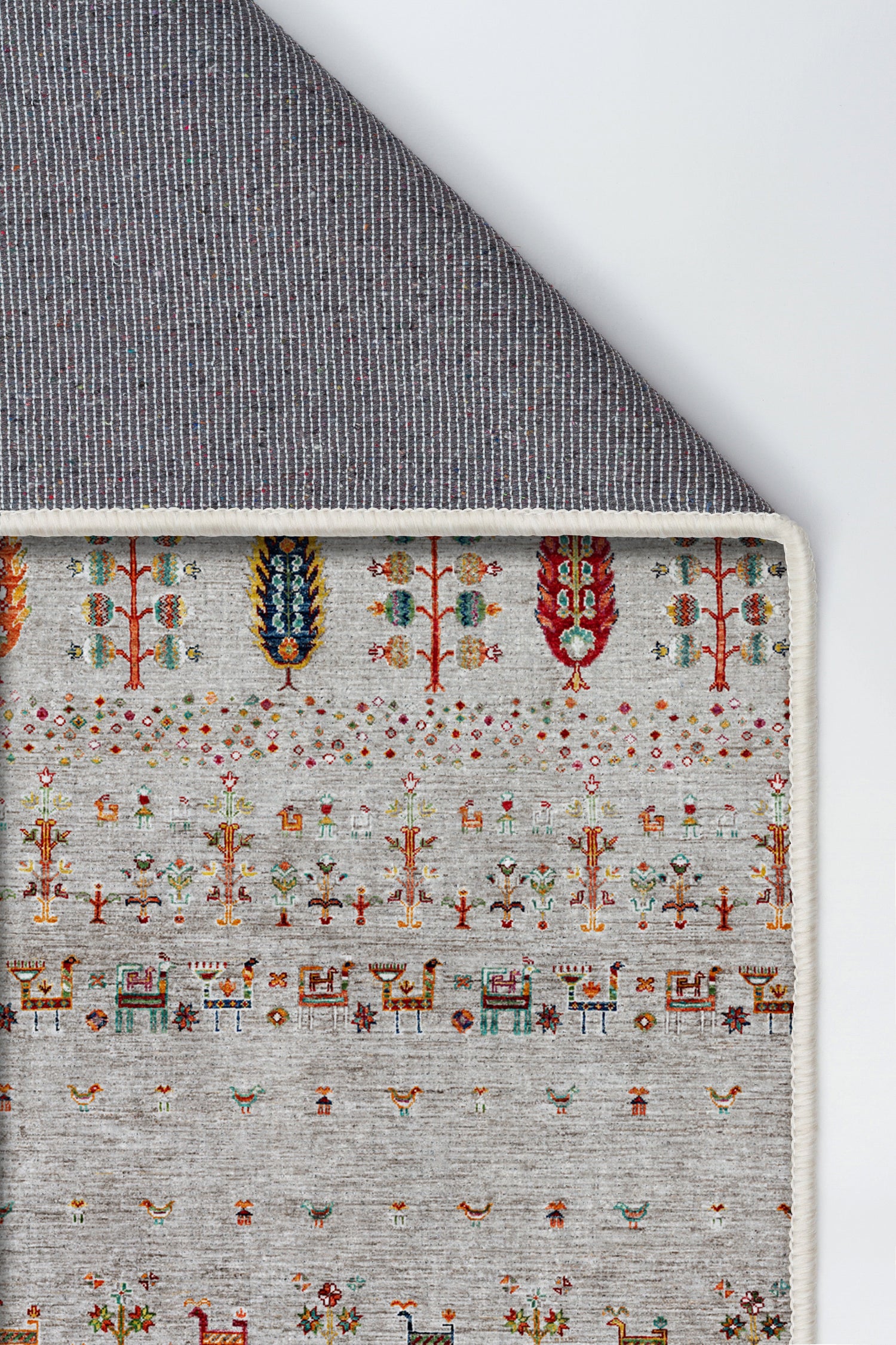 Arte DS086 Ağaç Hayvan Figürlü Dekoratif Dokuma Halı