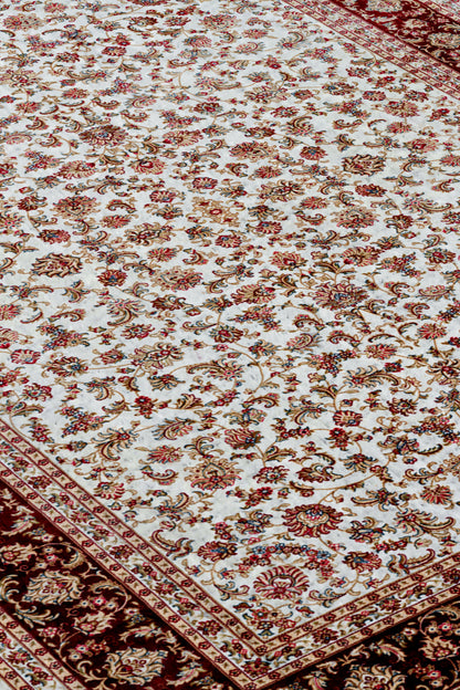 Arte DS247 Klasik Çiçek Figürlü Dekoratif Dokuma Halı