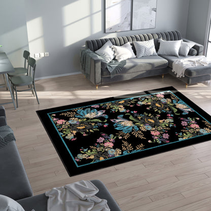 Arte DS286 Klasik Çiçek Desenli Dekoratif Dokuma Halı