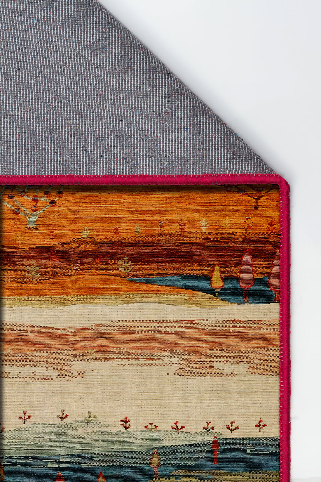 Arte DS299 Vintage Orman Desenli Dekoratif Dokuma Halı