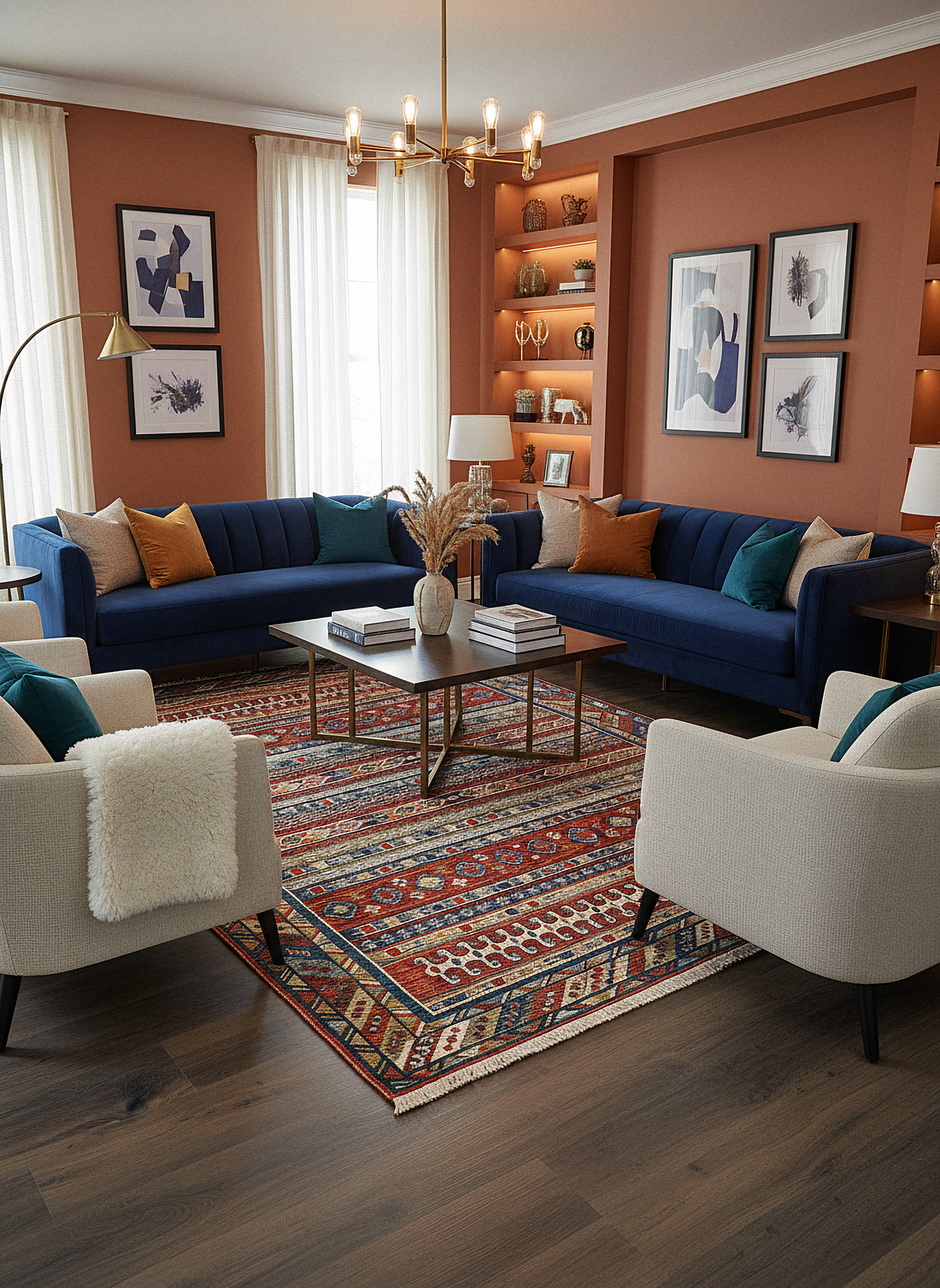 Ethnic ES1 - Ethnic Pattern Turkish Rug