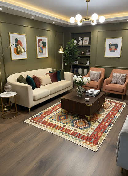Ethnic ES5 - Ethnic Pattern Turkish Rug