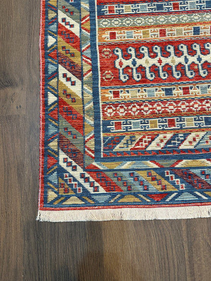 Etnik ES1 - Etnik Desenli Dokuma Kilim Mutfak Balkon Koridor Halısı