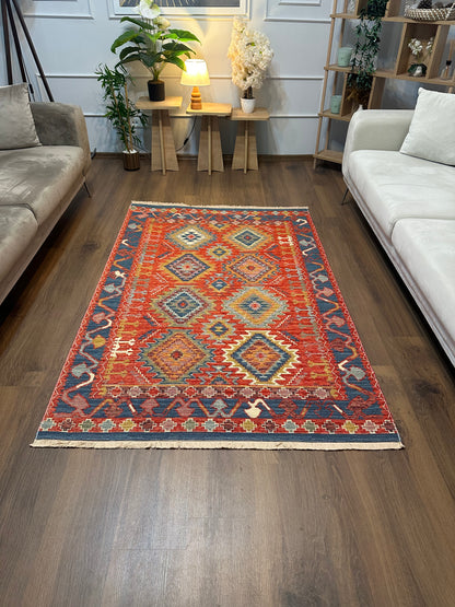 Etnik ES3 - Etnik Desenli Dokuma Kilim Mutfak Balkon Koridor Halısı