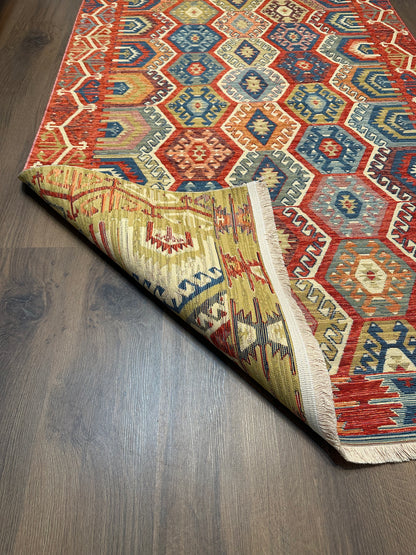 Etnik ES4 - Etnik Desenli Dokuma Kilim Mutfak Balkon Koridor Halısı
