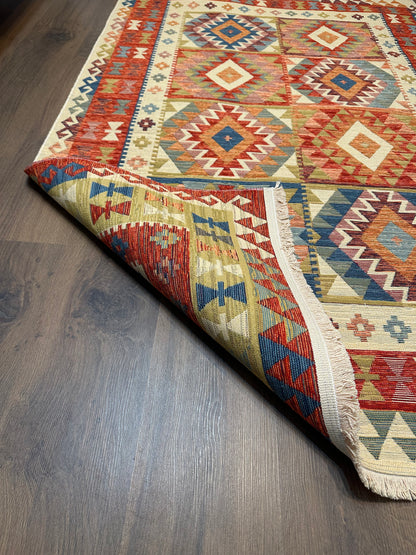 Etnik ES5 - Etnik Desenli Dokuma Kilim Mutfak Balkon Koridor Halısı