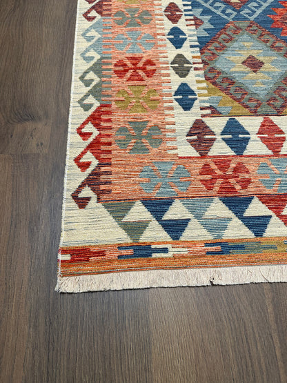 Etnik ES6 - Etnik Desenli Dokuma Kilim Mutfak Balkon Koridor Halısı
