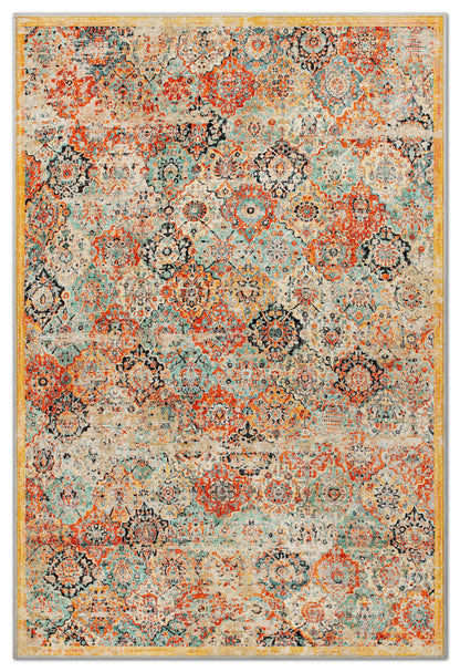 Arte HD013 Antik Figürlü Dekoratif Dokuma Şönil Halı