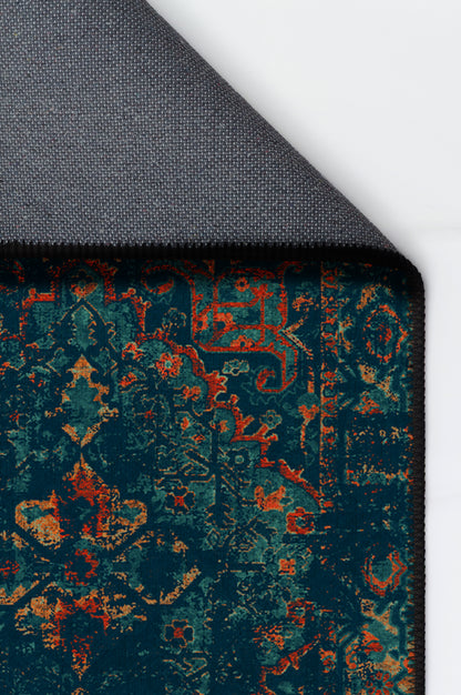 Arte HD014 Klasik Vintage Dekoratif Dokuma Şönil Halı