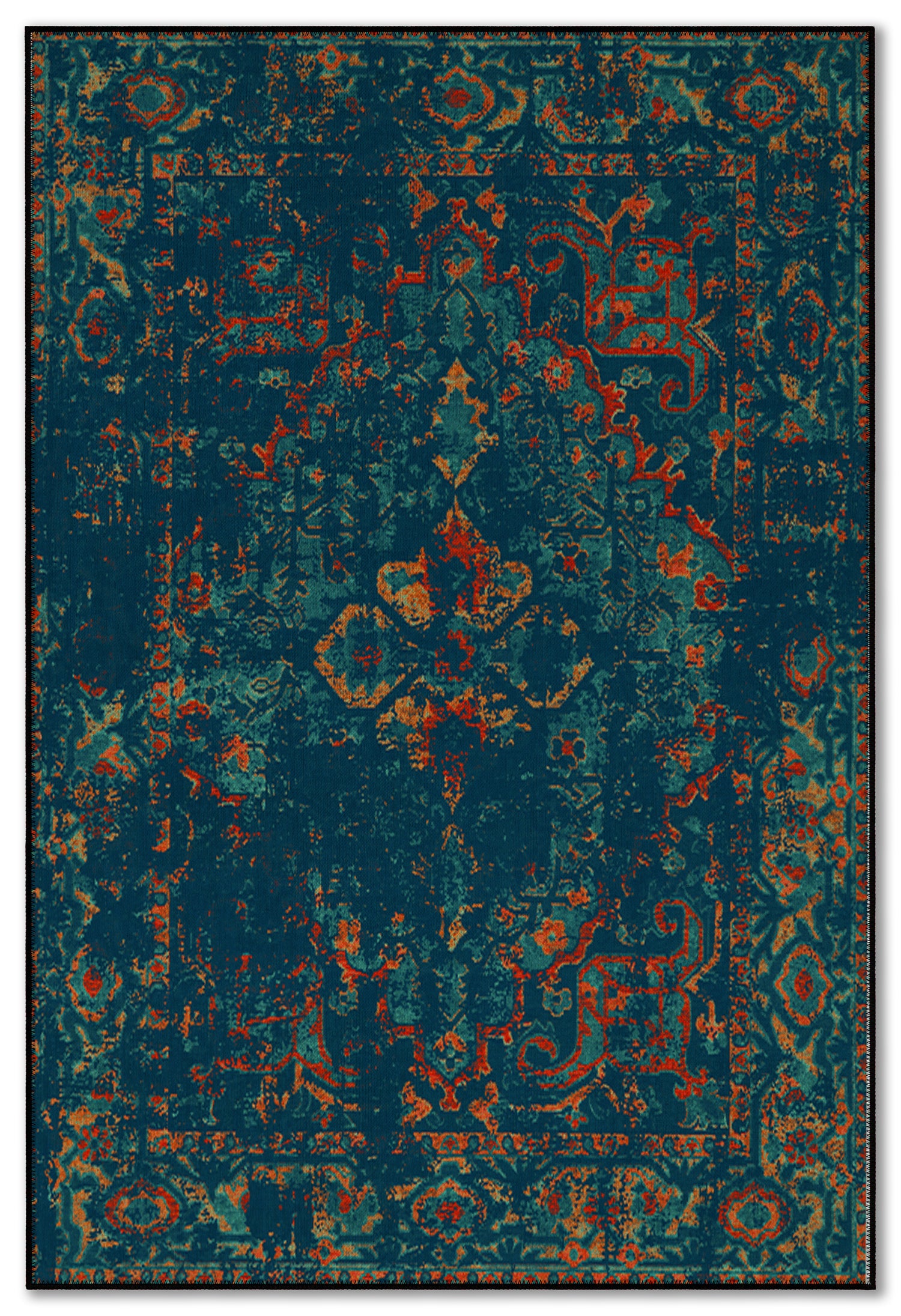 Arte HD014 Klasik Vintage Dekoratif Dokuma Şönil Halı