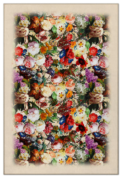 Arte HD016 Çiçek Desenli Dekoratif Dokuma Halı