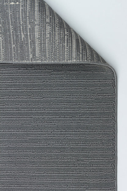 PALERMO C4-ANTRASİT Sık Dokuma Modern Geometrik Desenli Salon Koridor Mutfak Halısı