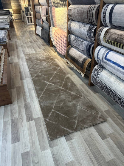 VERONA 11-T VİZON Sık Dokuma Salon Mutfak Koridor Halısı-KP