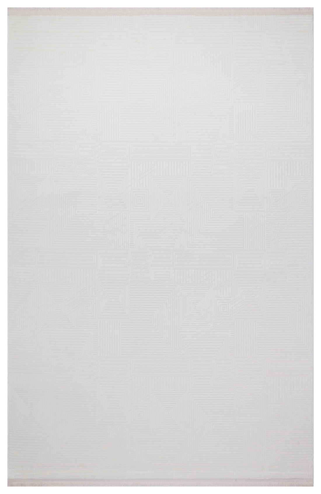 İCON T-OS02 KREM Modern Geometrik Desenli Salon Koridor Mutfak Halısı