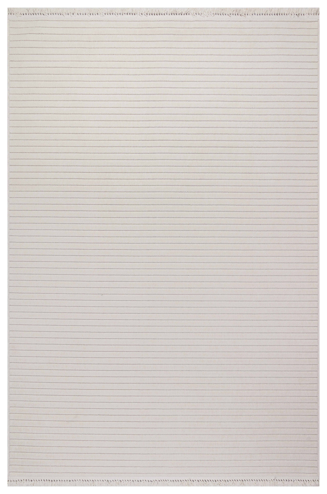 MİLAS T-JP55 BEJ Kabartmalı Modern Geometrik Desenli Salon Koridor Mutfak Halısı