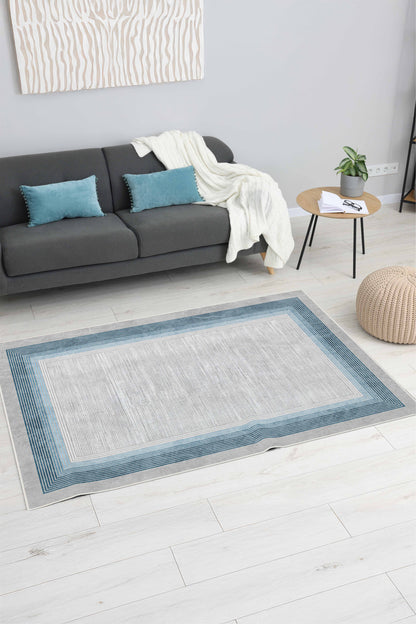 Arte M133-03 Modern Çerçeveli Dekoratif Dokuma Halı