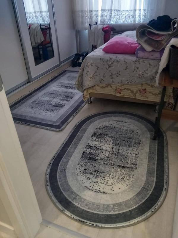 BENAY - %100 Pamuk Dokuma Taban Makinede Yıkanabilir Kaymaz Halı