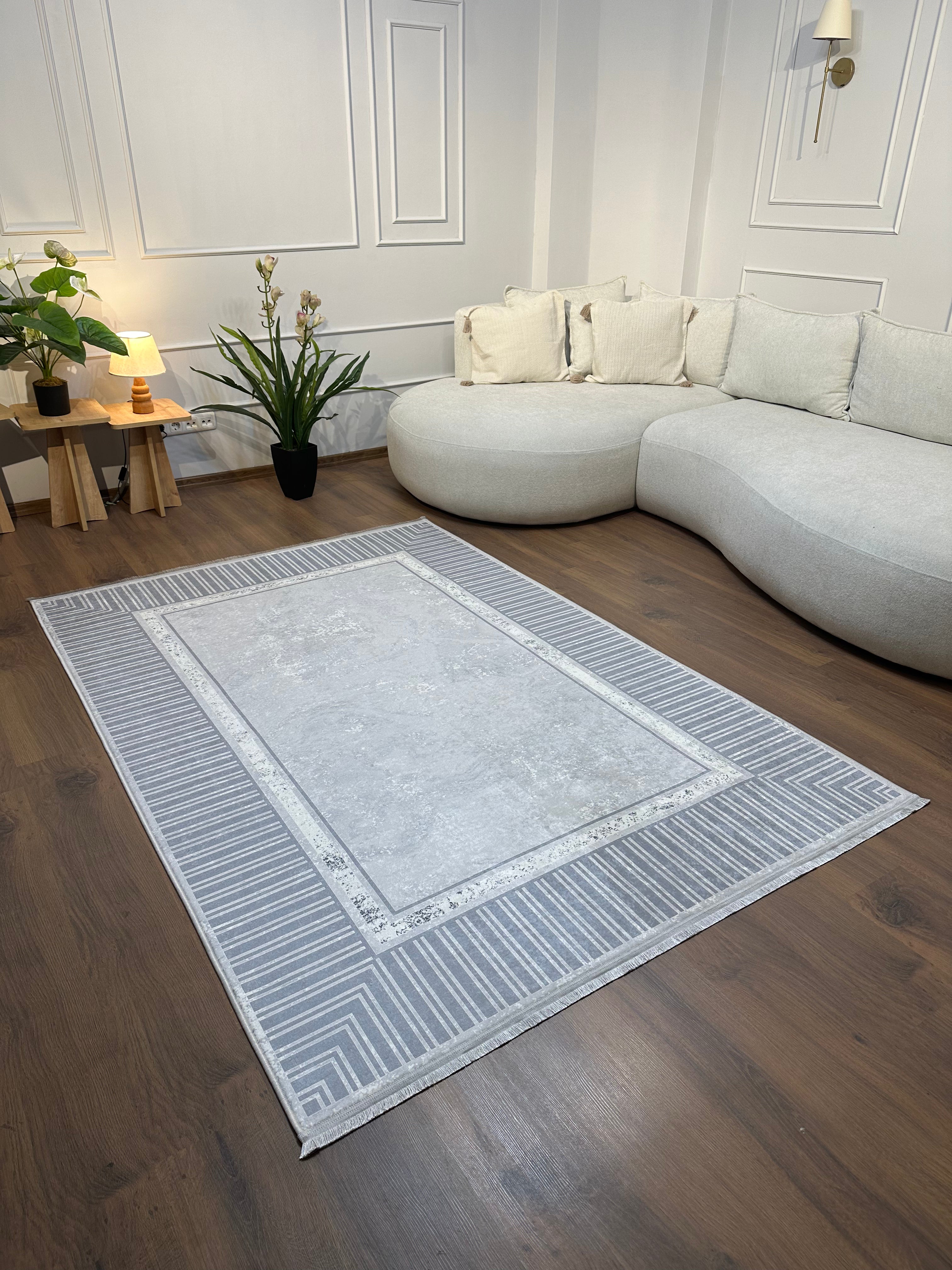 IRMAK - %100 Pamuk Dokuma Taban Makinede Yıkanabilir Kaymaz Halı