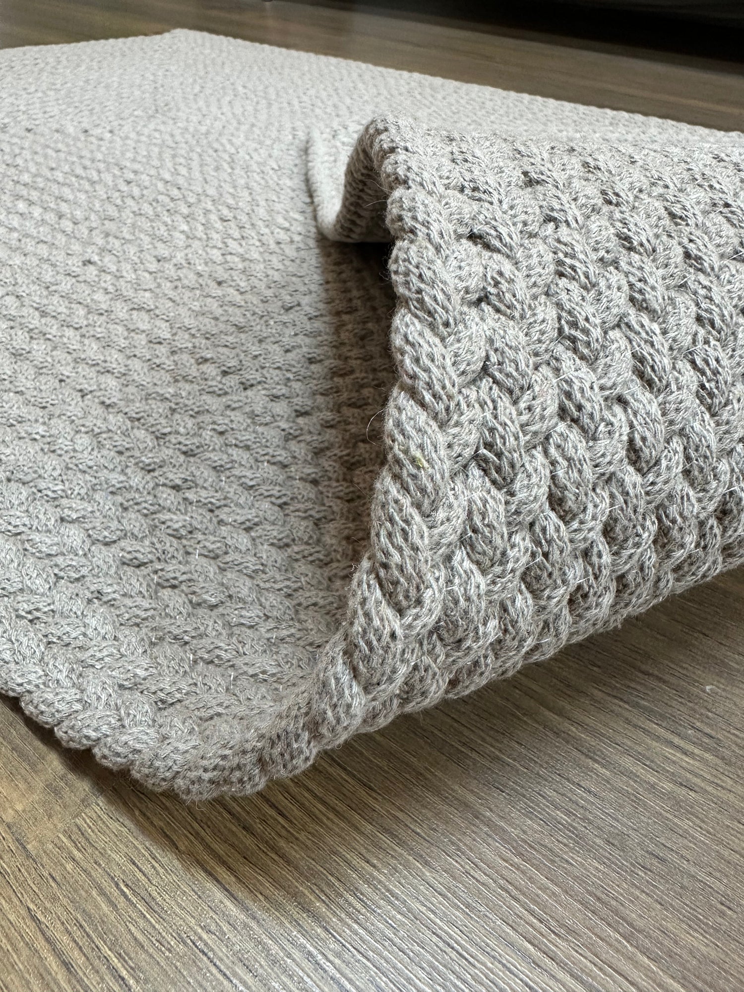 KNİTTED RUG 02 - Knitted Rectangle Rug