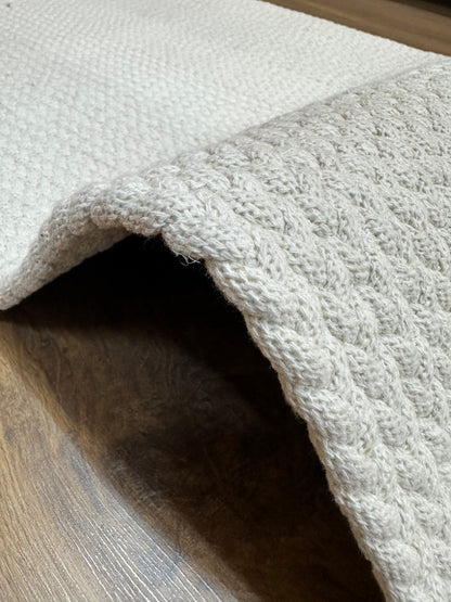 KNİTTED RUG 04 - Knitted Rectangle Rug