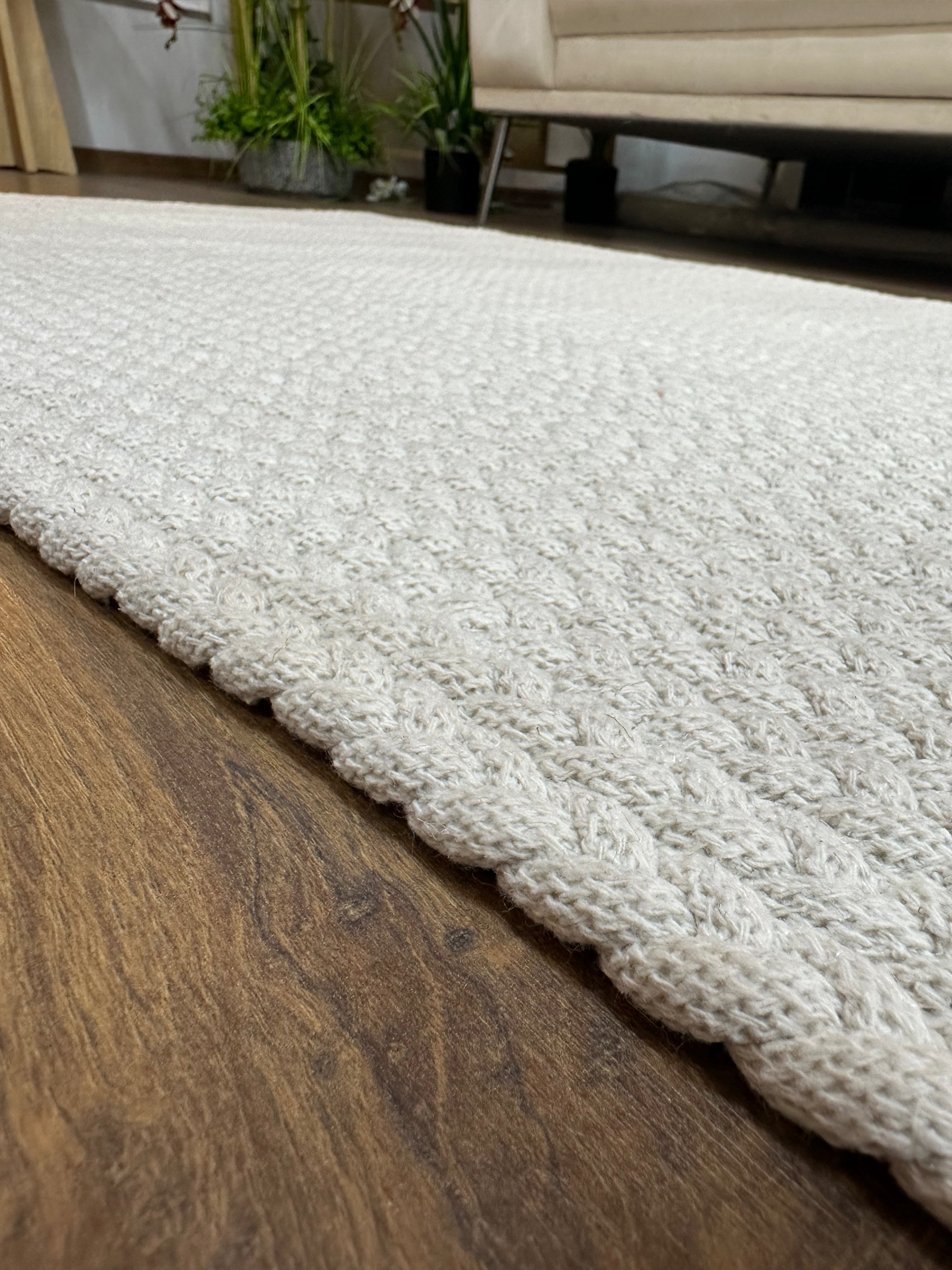 KNİTTED RUG 04 - Knitted Rectangle Rug