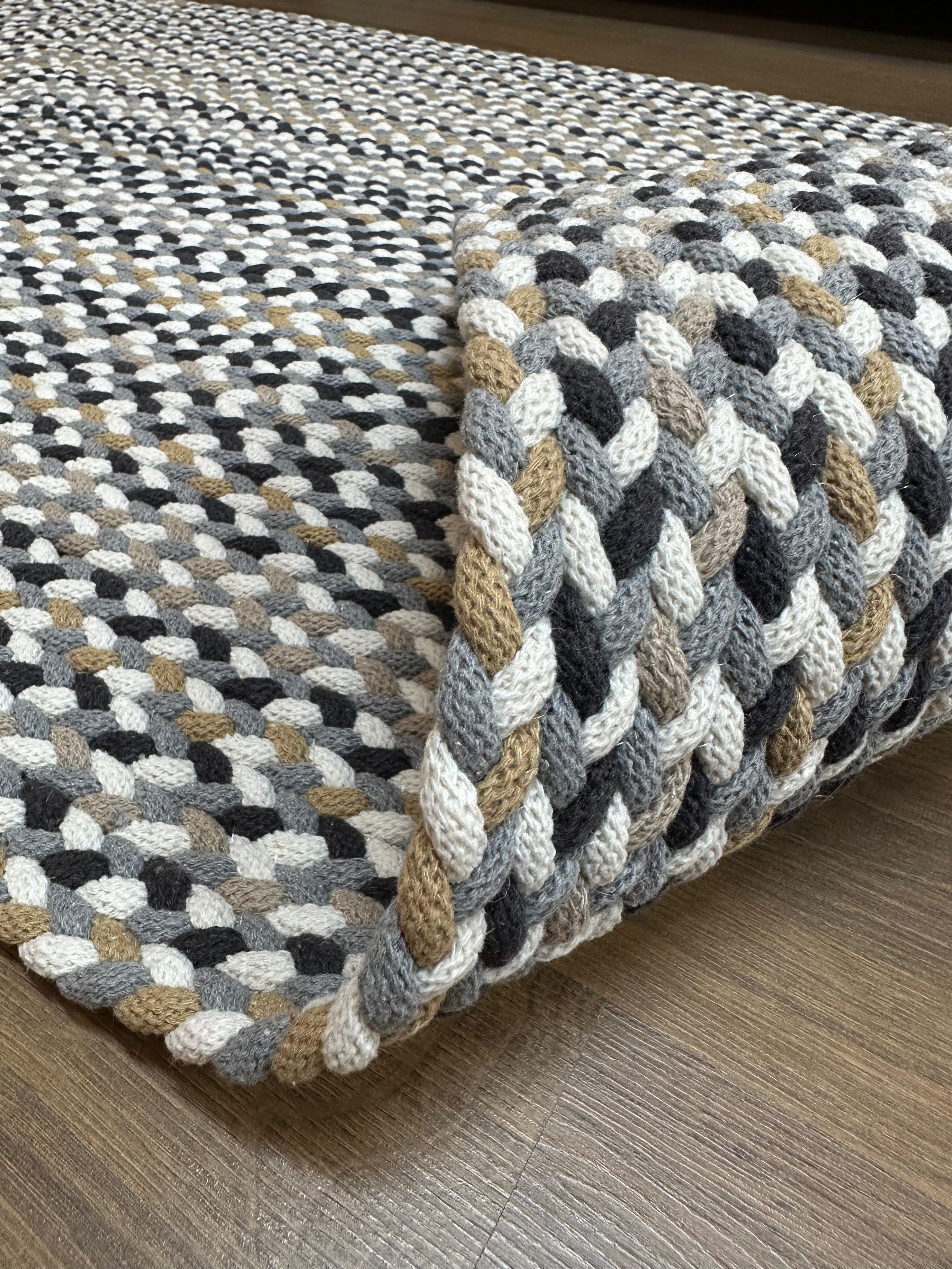 KNİTTED RUG 05 - Knitted Rectangle Rug