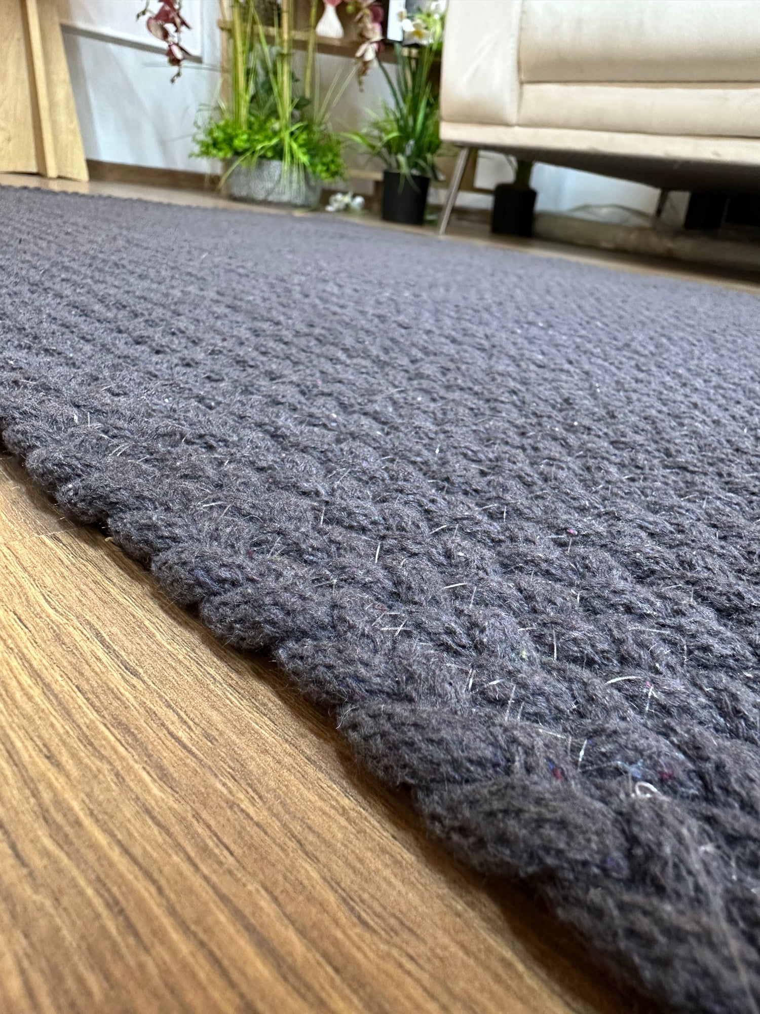 KNİTTED RUG 01 - Knitted Rectangle Rug