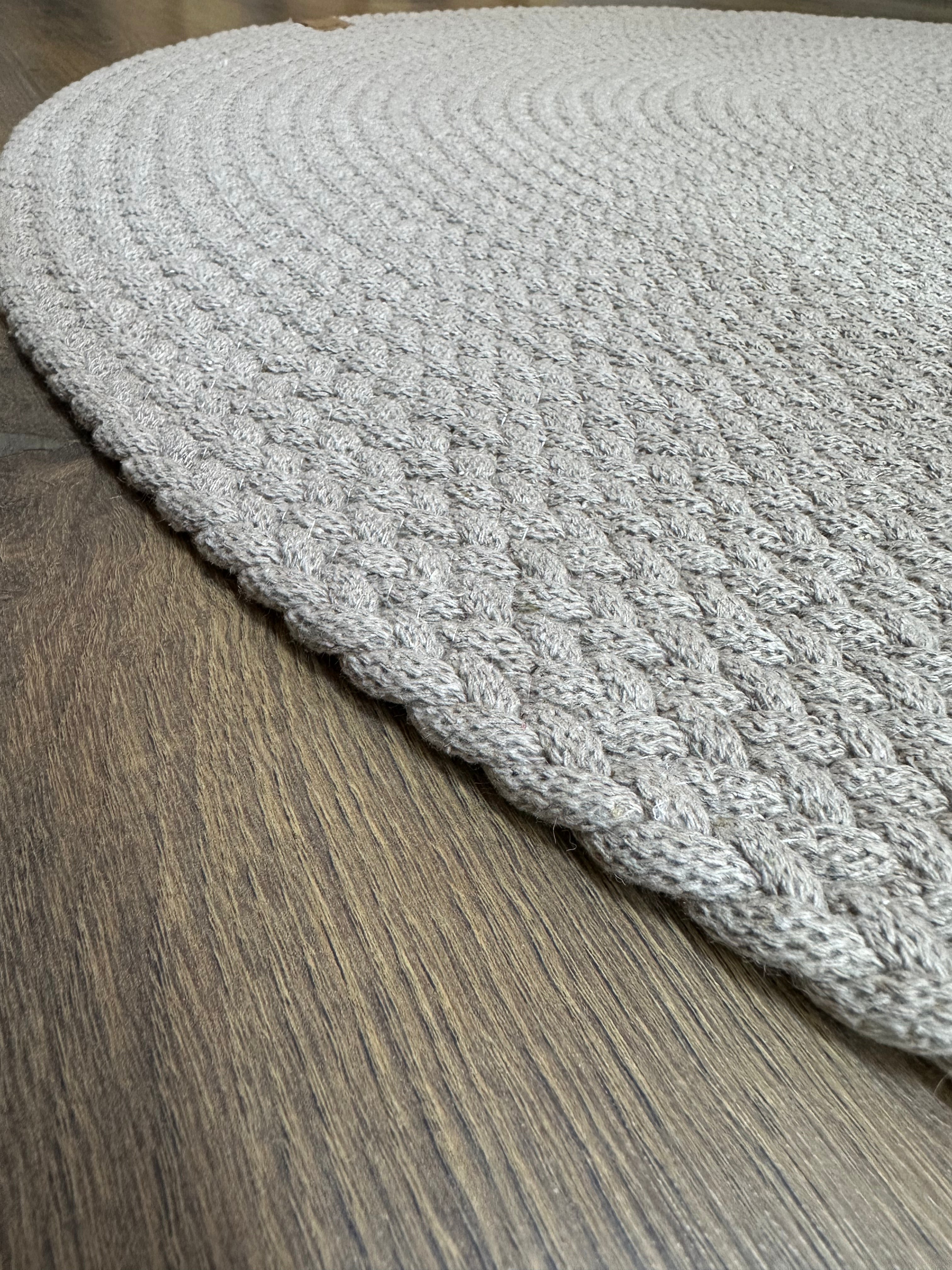 KNİTTED RUG 12 - Knitted Round Rug