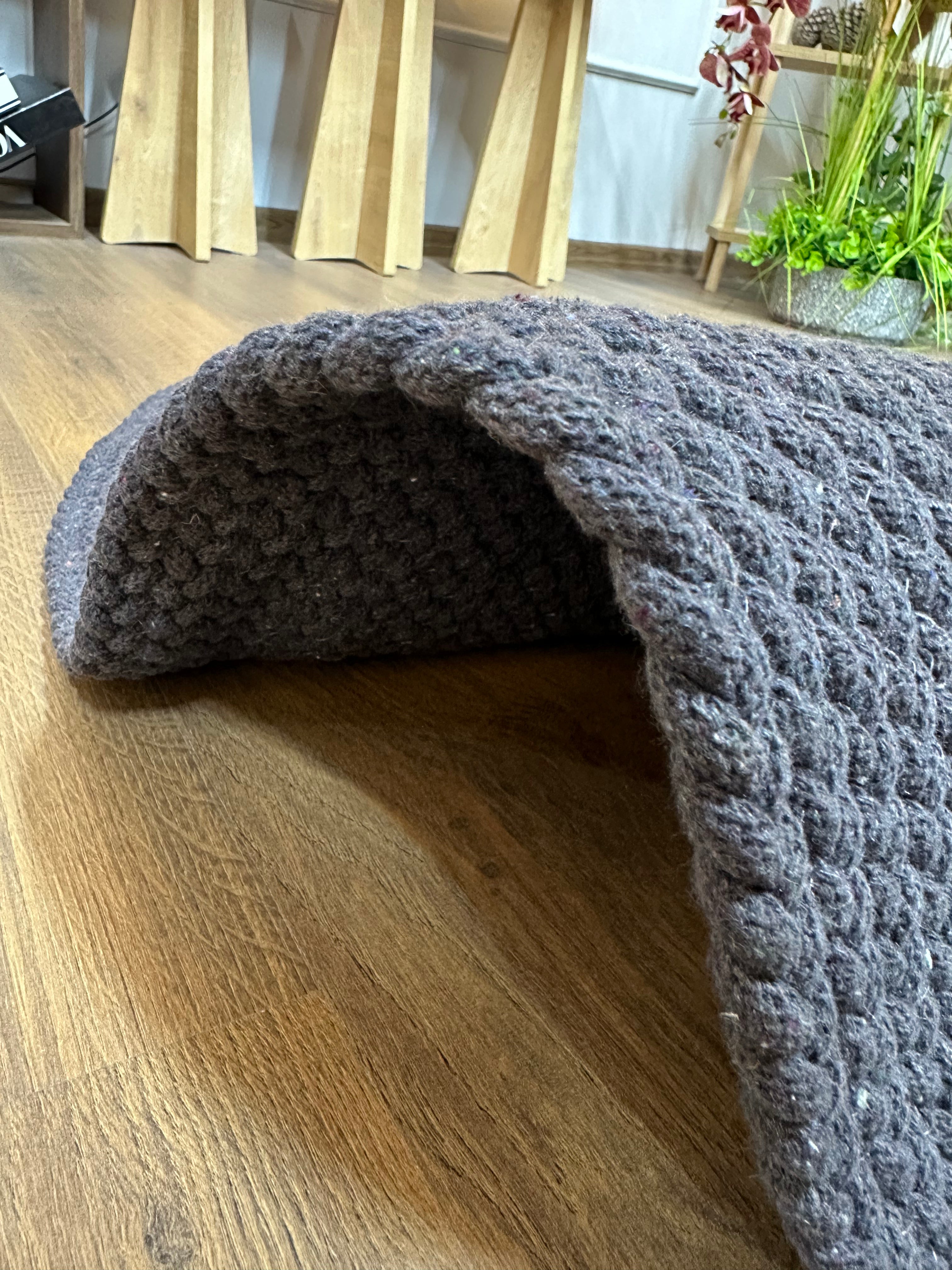 KNİTTED RUG 11 - Knitted Round Rug