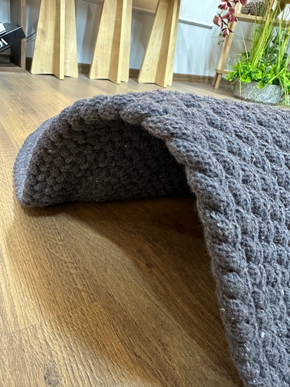 KNİTTED RUG 11 - Knitted Round Rug