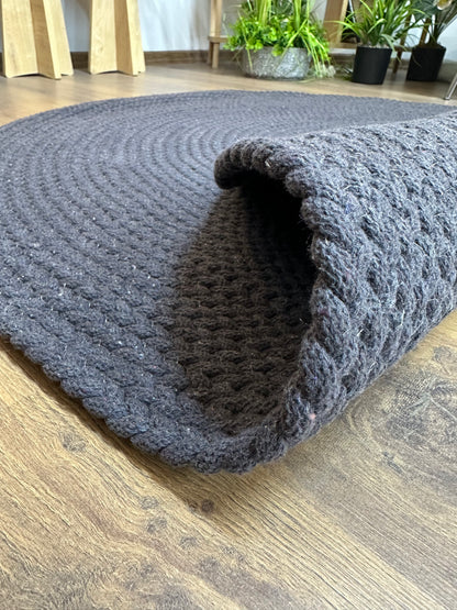 KNİTTED RUG 11 - Knitted Round Rug