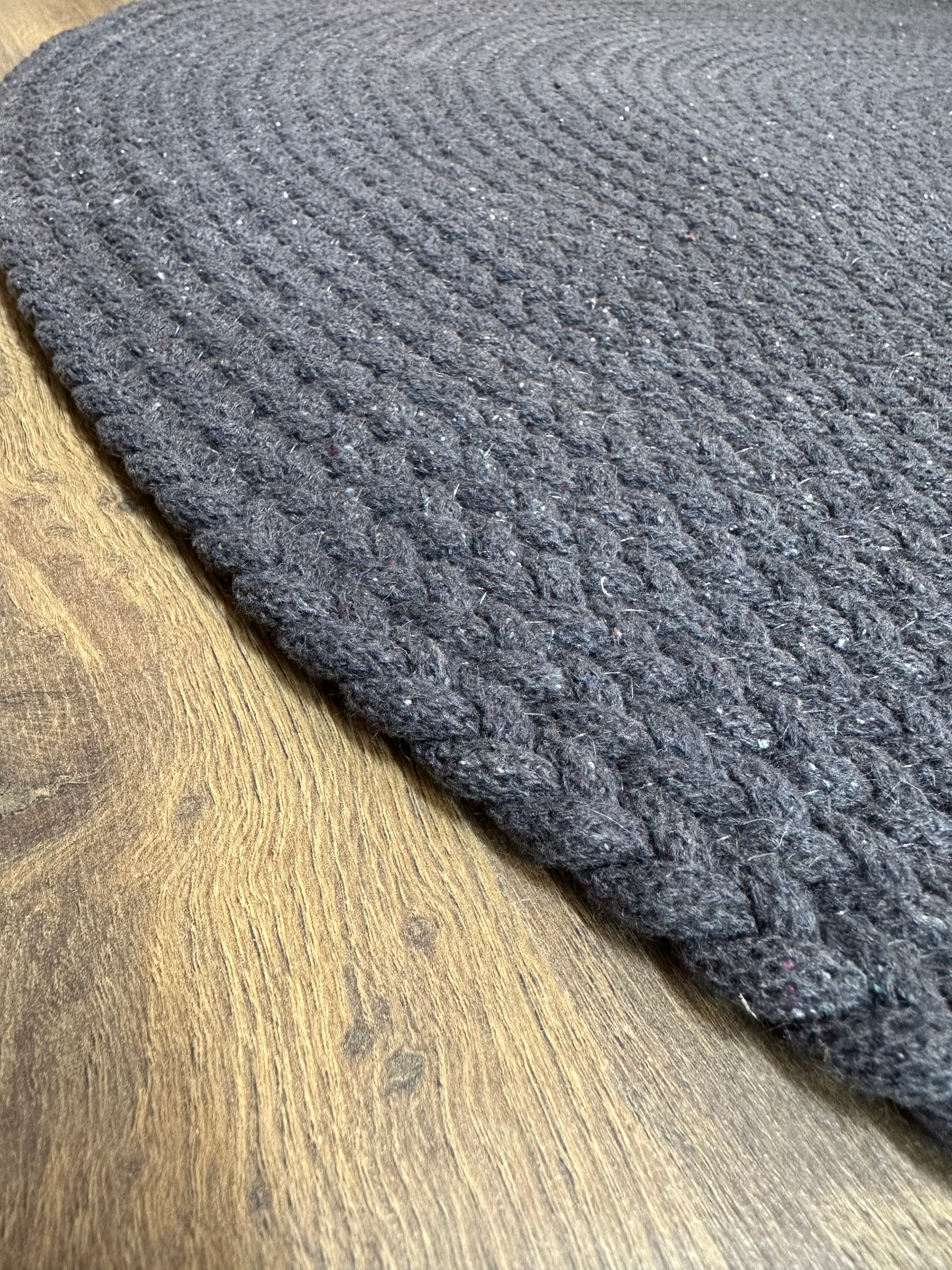 KNİTTED RUG 11 - Knitted Round Rug