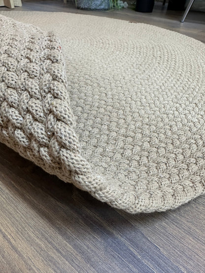 KNİTTED RUG 13 - Knitted Round Rug