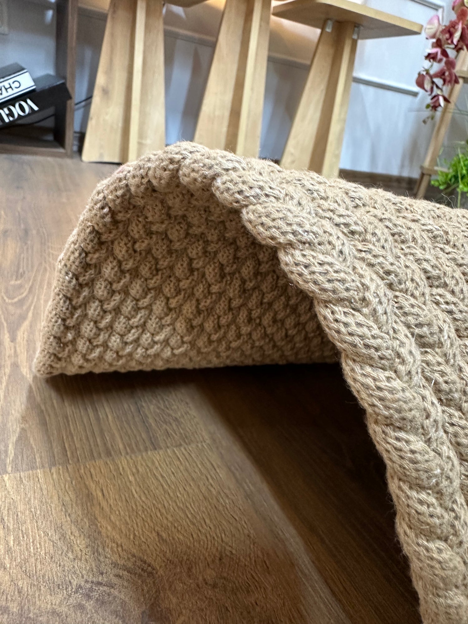 KNİTTED RUG 13 - Knitted Round Rug