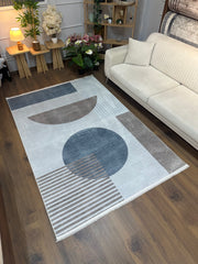 MARLAND - %100 Pamuk Dokuma Taban Makinede Yıkanabilir Kaymaz Halı
