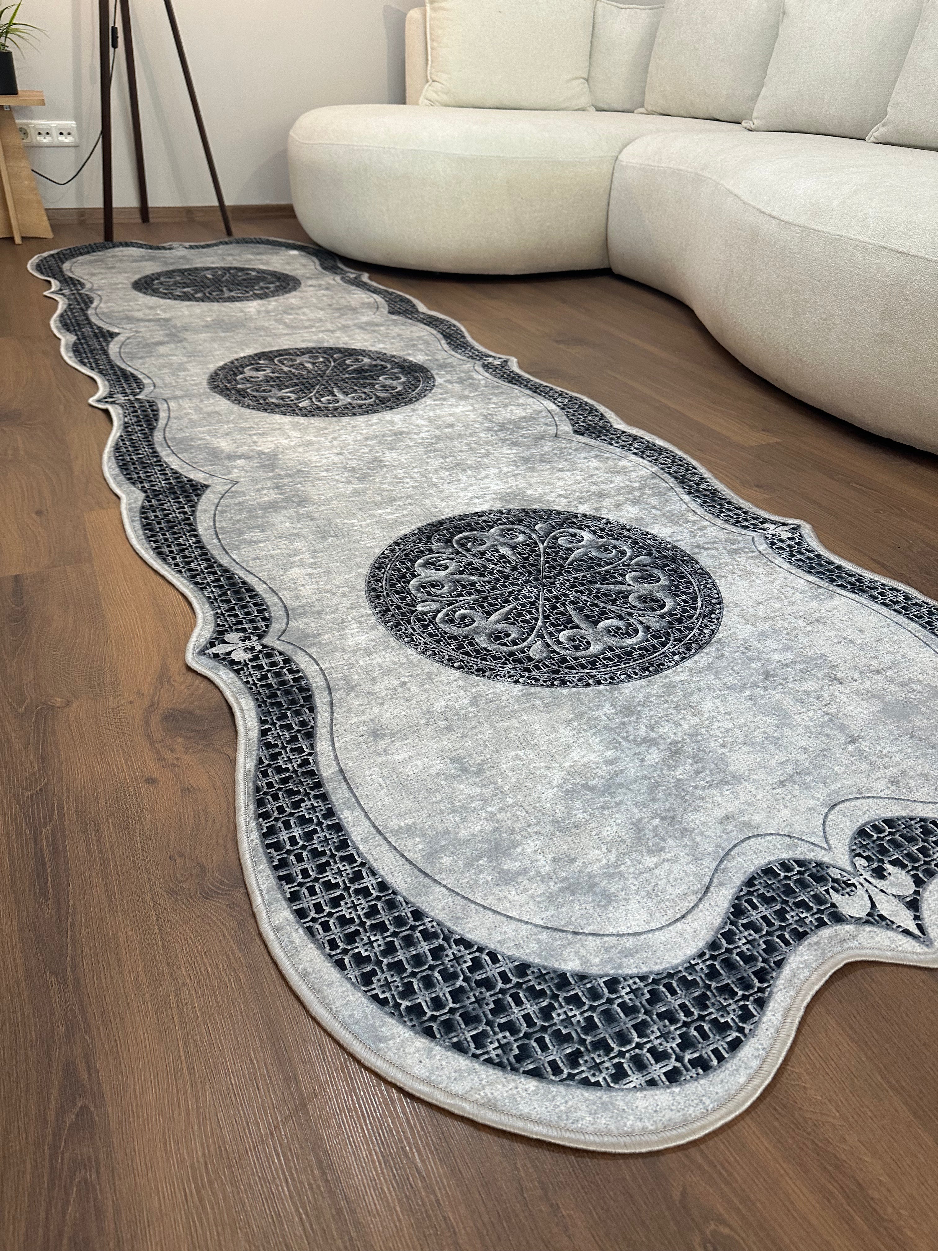 BERTA - %100 Pamuk Dokuma Taban Makinede Yıkanabilir Kaymaz Halı