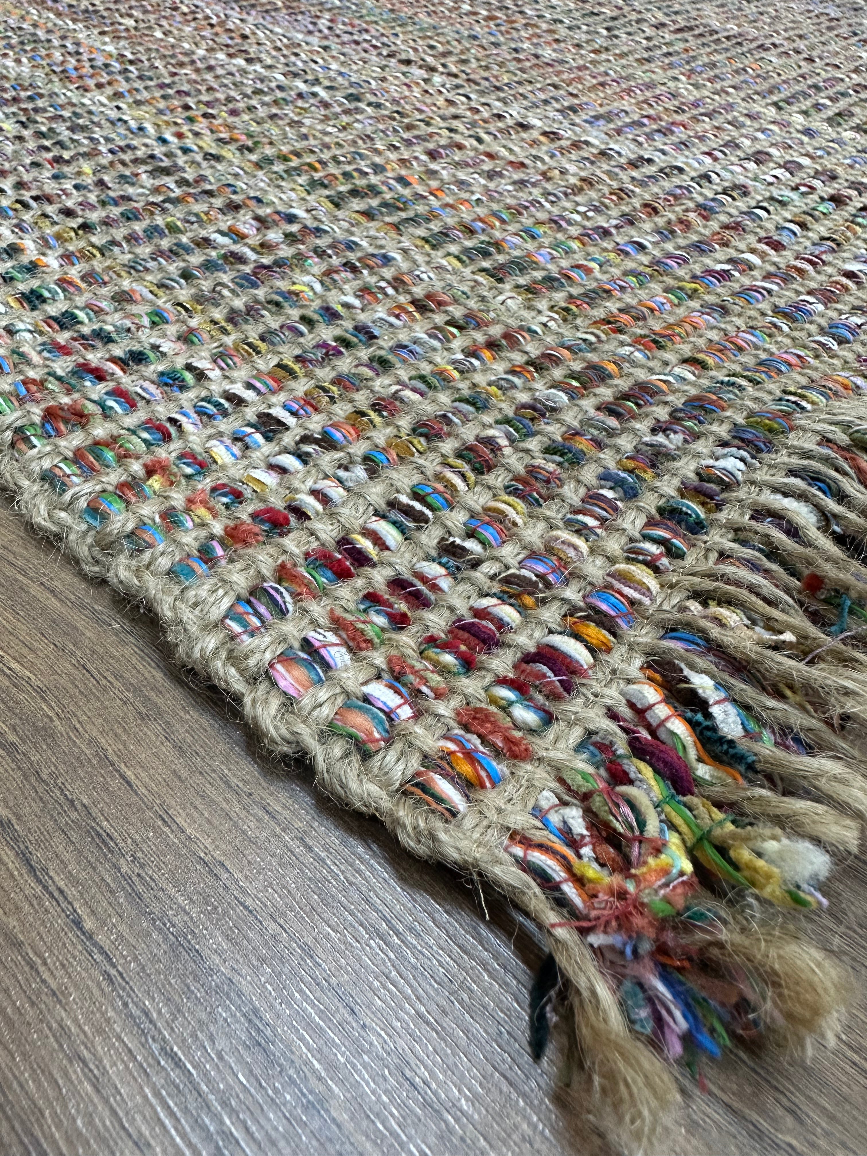 NATURAL JUTE DJ2 - Natural Fibre Jute Rugs