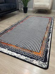 BARTE - %100 Pamuk Dokuma Taban Makinede Yıkanabilir Kaymaz Halı